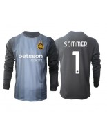 Moške Nogometnih dresov Inter Milan Yann Sommer #1 Vratar Domači 2025-26 Dolgi rokavi Moške Nogometnih dresov Inter Milan Yann Sommer #1 Vratar Domači 2025-26 Dolgi rokavi